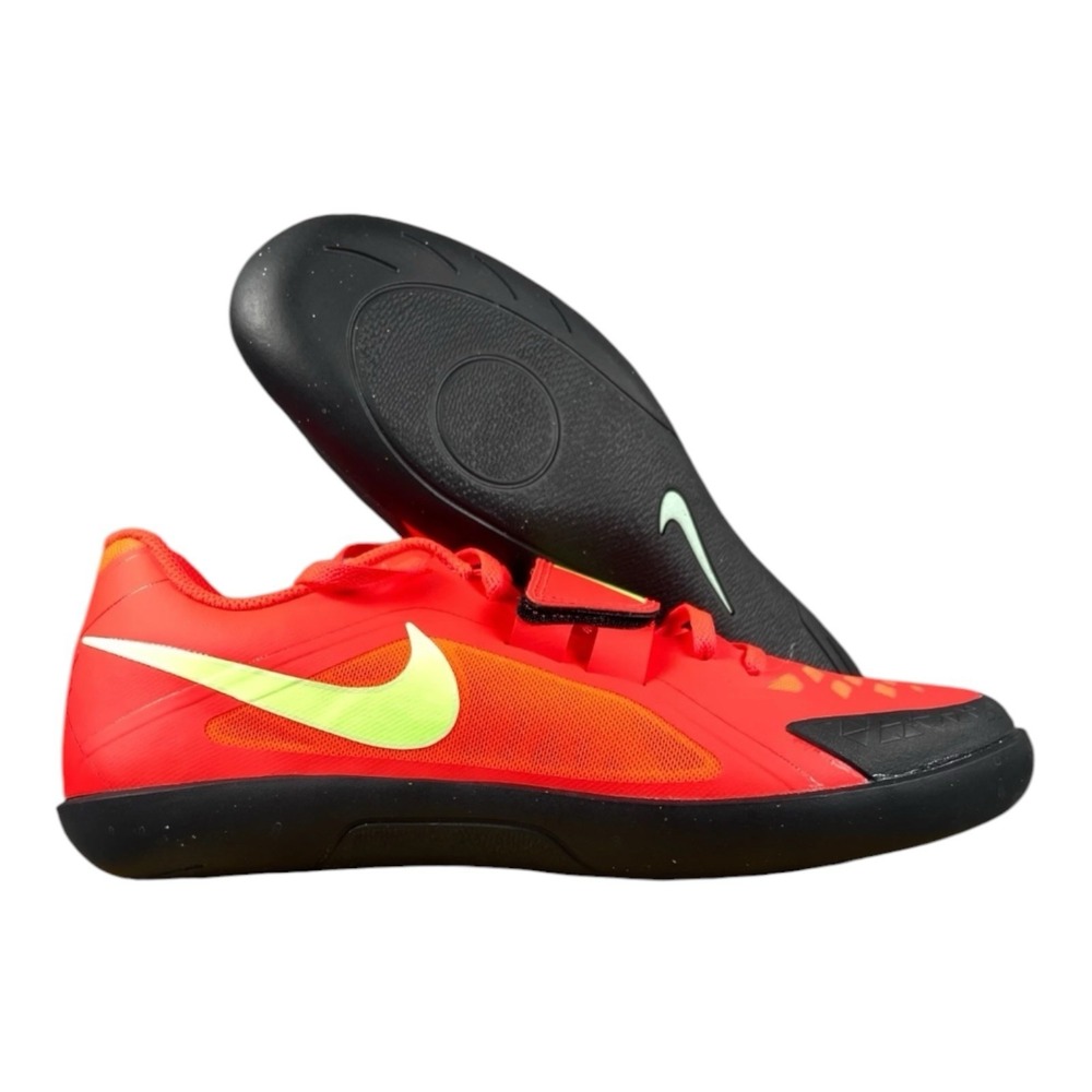Nike Zoom Rival SD 2 Track Field Throws Shoes Bright Crimson Lime Blast Mens 9